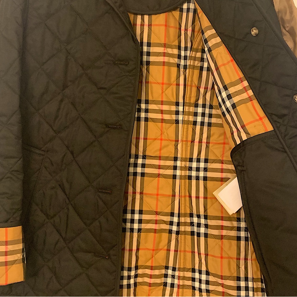 Burberry Diamond Quilted Thermoregulated Jacket, Black SP